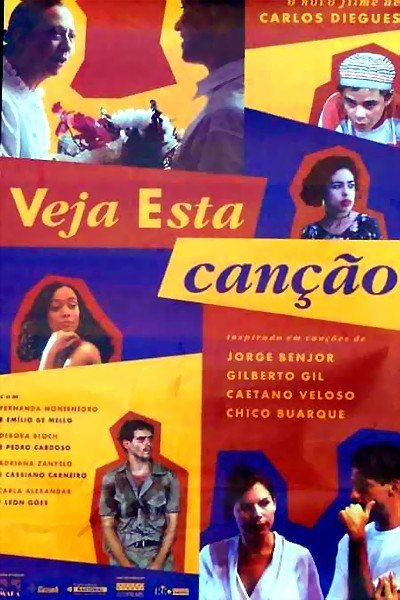 L'affiche originale du film Veja Esta Canção en portugais