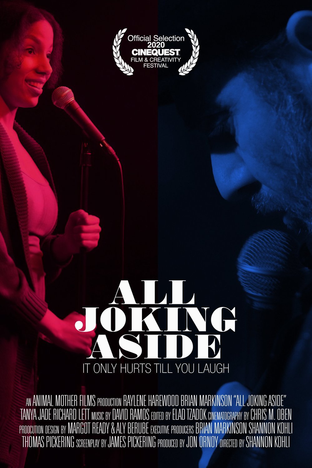 L'affiche du film All Joking Aside [2020]
