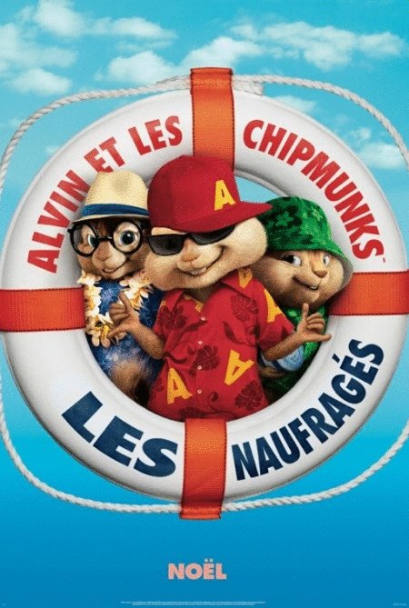 L'affiche du film Alvin et les Chipmunks: Les naufragés
