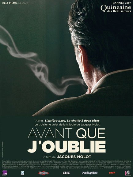 L'affiche du film Avant que j'oublie