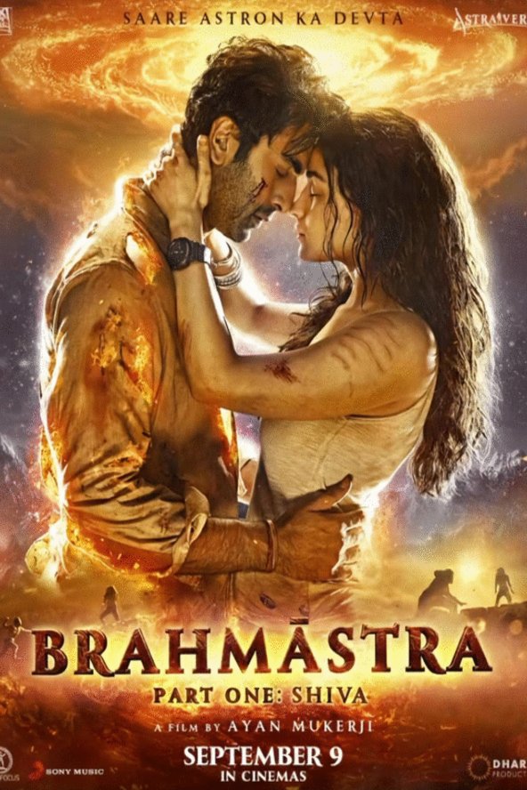 Hindi poster of the movie Brahmastra Part One: Shiva
