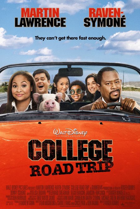 L'affiche du film College Road Trip