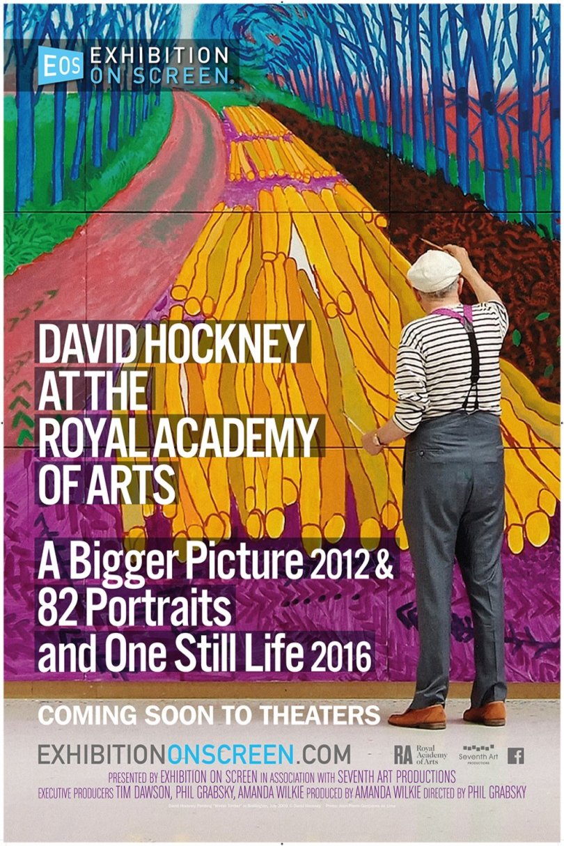 L'affiche du film Exhibition on Screen: David Hockney at the Royal Academy of Arts [2017]