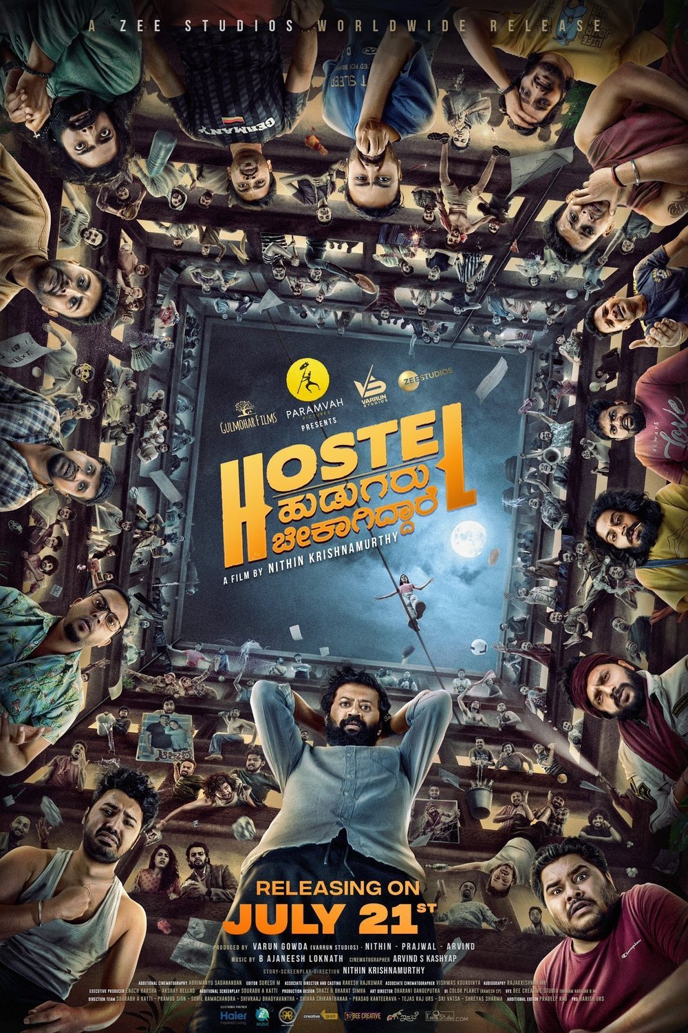 L'affiche du film Hostel Hudugaru Bekagiddare [2023]