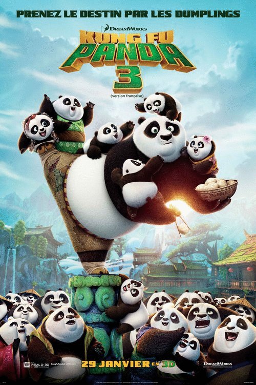 L'affiche du film Kung Fu Panda 3