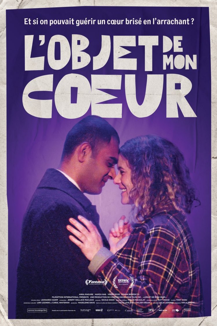 L'affiche du film L'objet de mon coeur [2023]