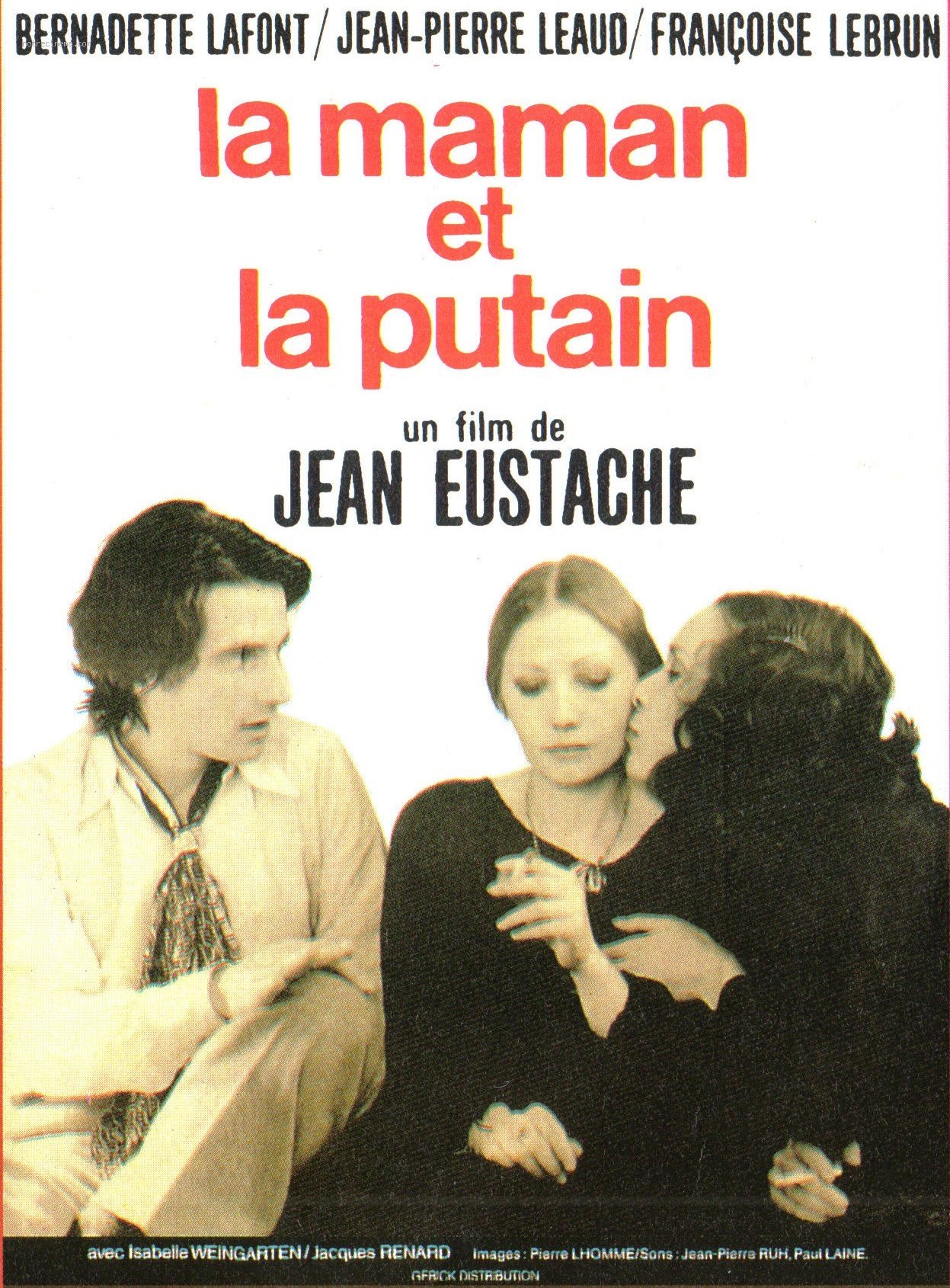 L'affiche du film La maman et la putain
