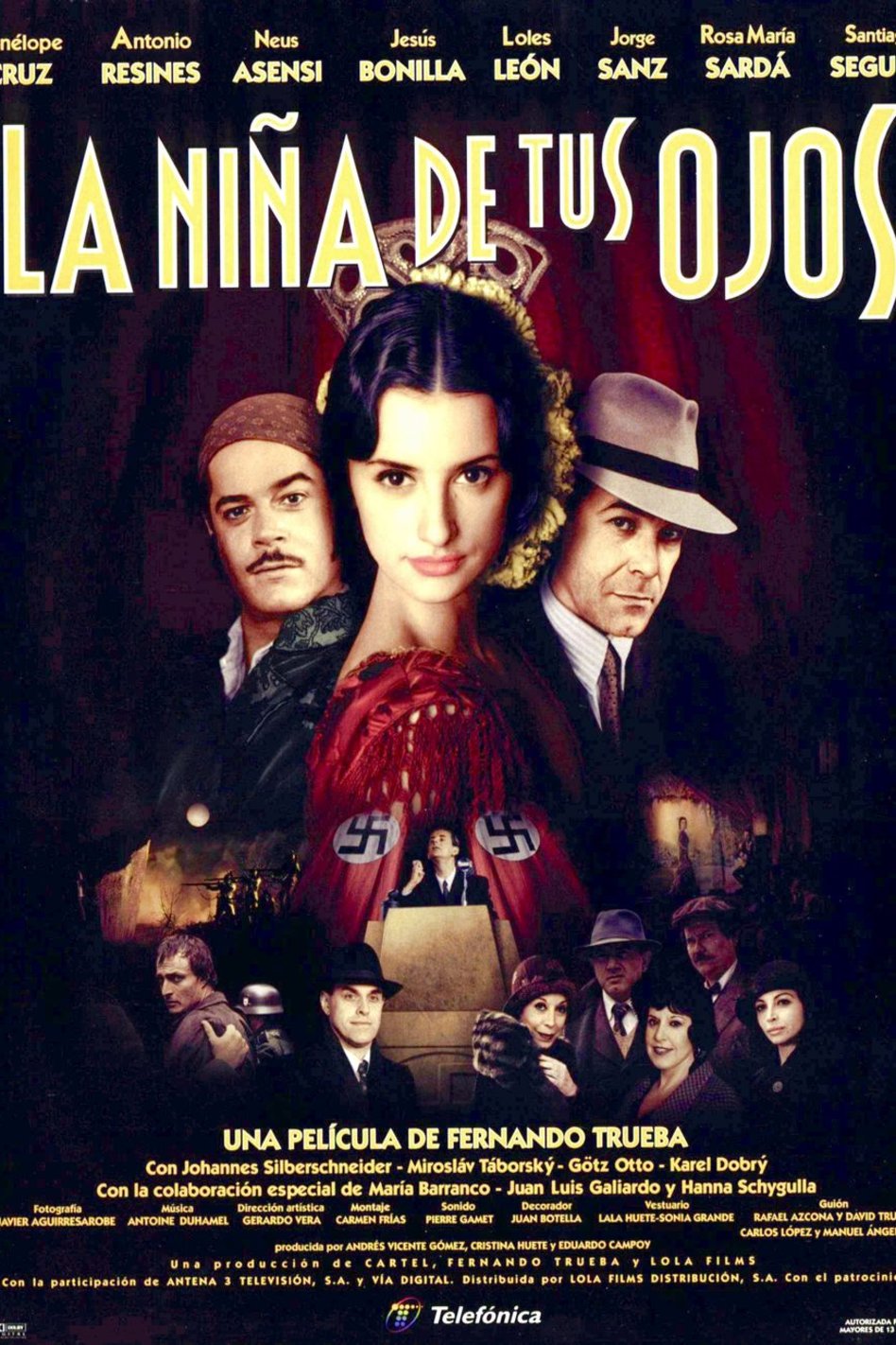 L'affiche originale du film La Niña de tus ojos en espagnol