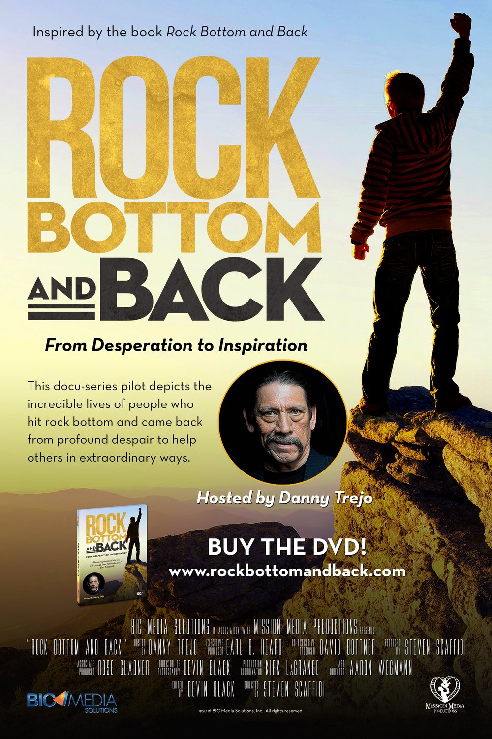 L'affiche du film Rock Bottom and Back