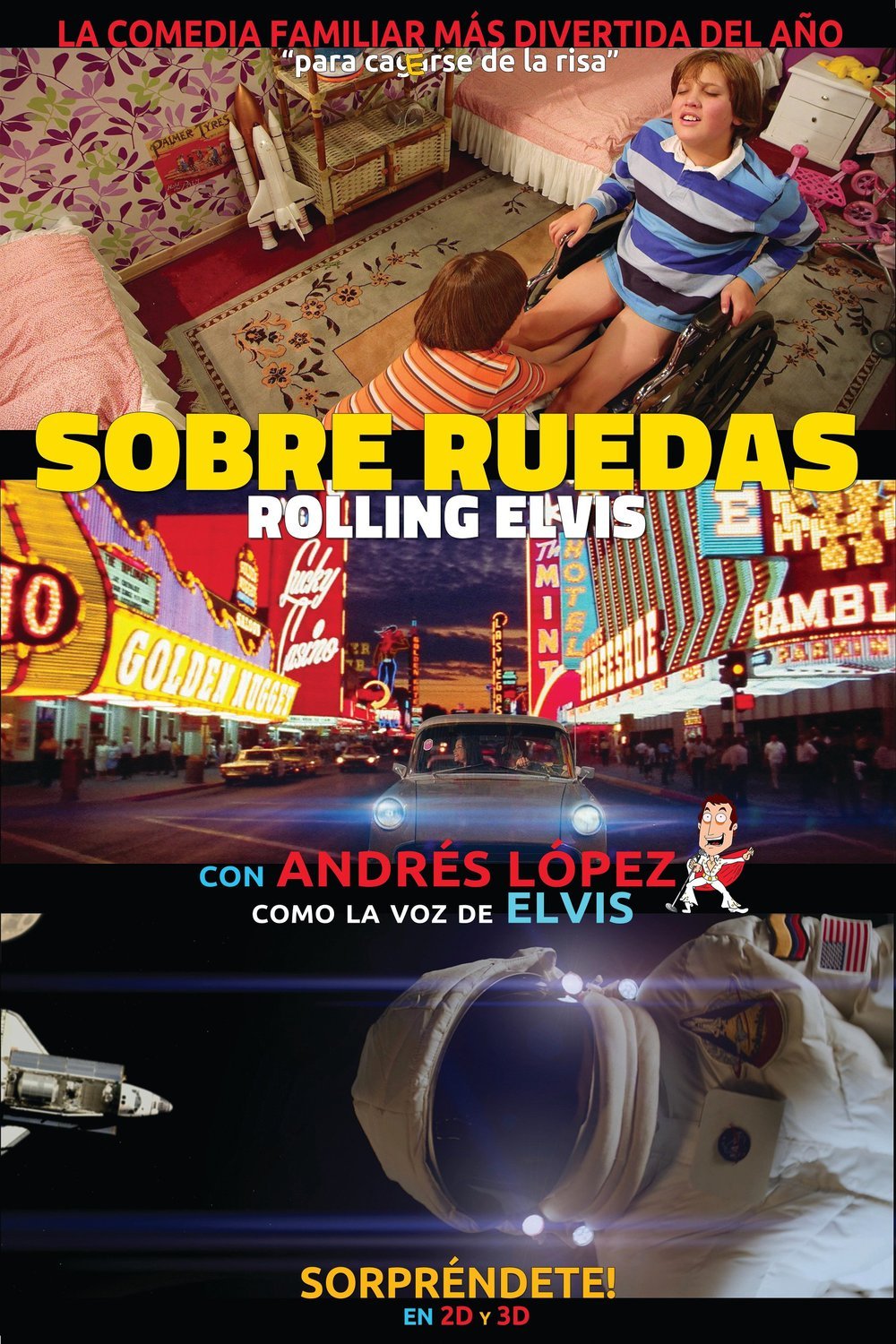 L'affiche originale du film Rolling Elvis en espagnol