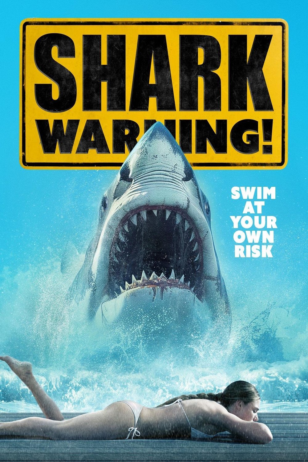 L'affiche du film Shark Warning