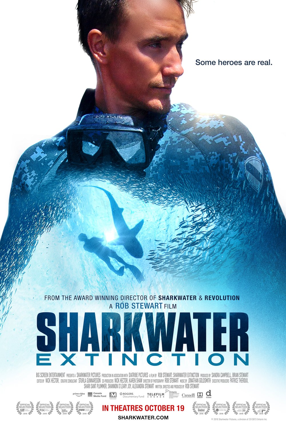 L'affiche du film Sharkwater Extinction v.f.