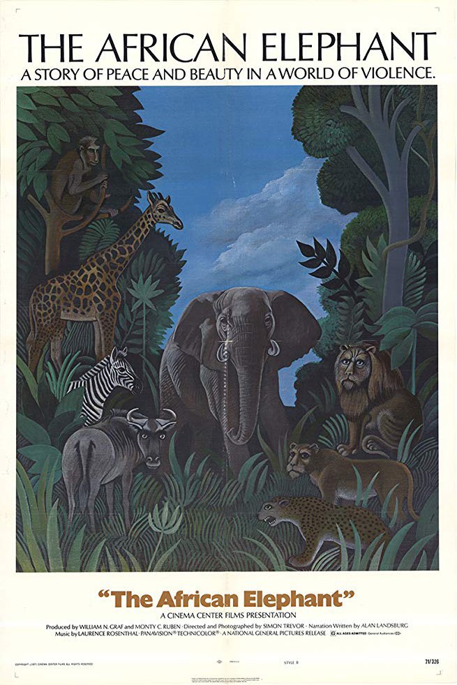 L'affiche du film The African Elephant