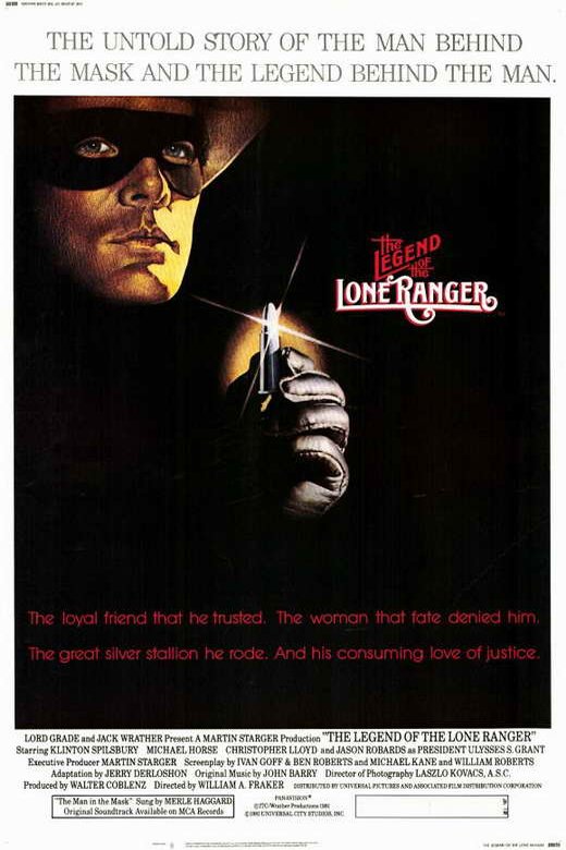 L'affiche du film The Legend of the Lone Ranger