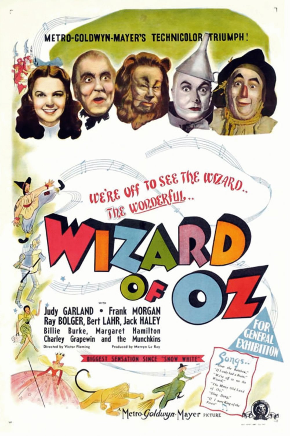 L'affiche du film The Wizard of Oz