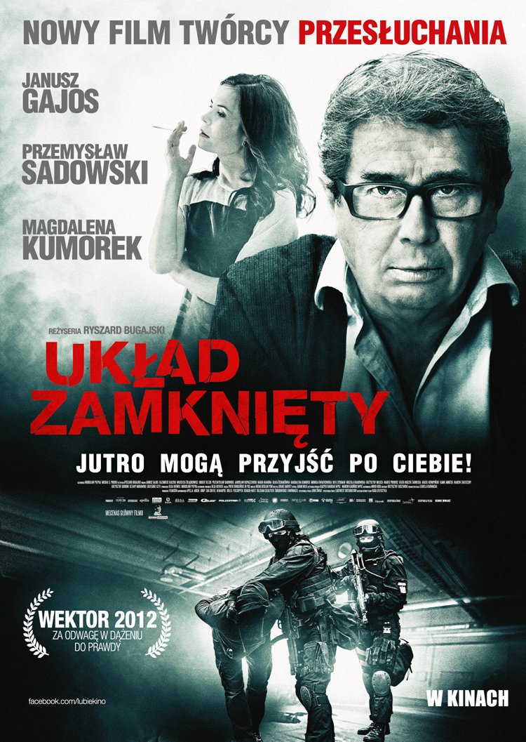 Polish poster of the movie Uklad zamkniety
