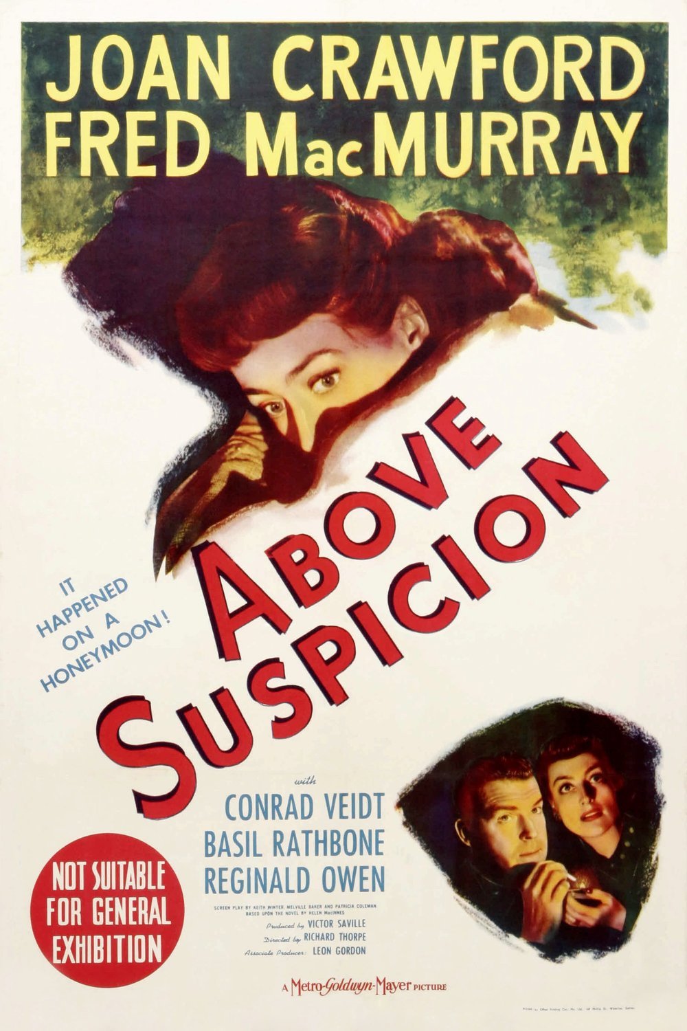 L'affiche du film Above Suspicion