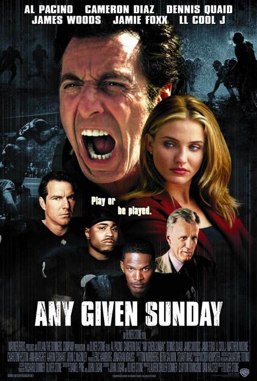L'affiche du film Any Given Sunday