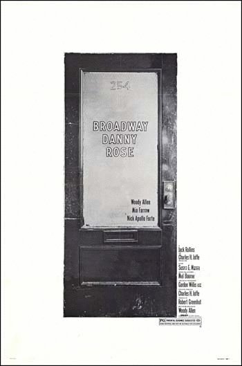 L'affiche du film Broadway Danny Rose