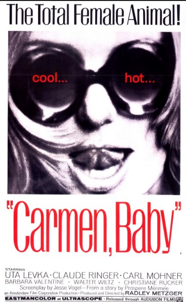 L'affiche du film Carmen, Baby