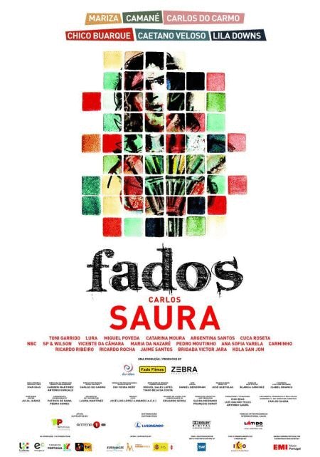 L'affiche originale du film Fados en portugais