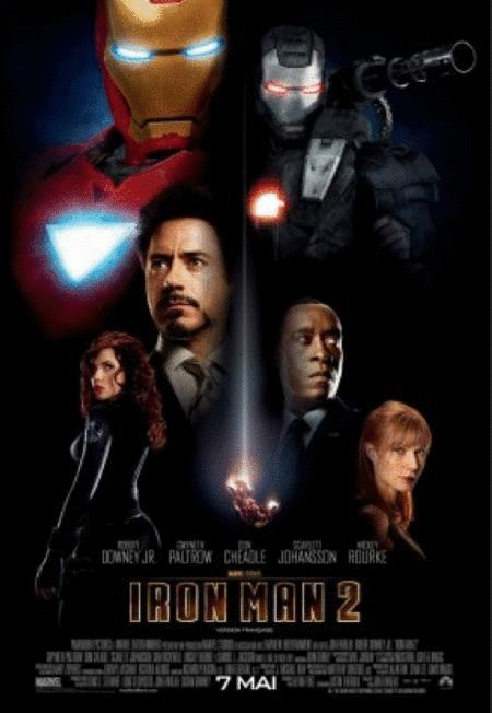 L'affiche du film Iron Man 2 v.f.