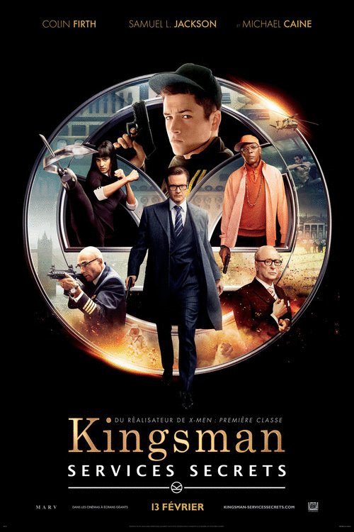 L'affiche du film Kingsman: Services secrets v.f.
