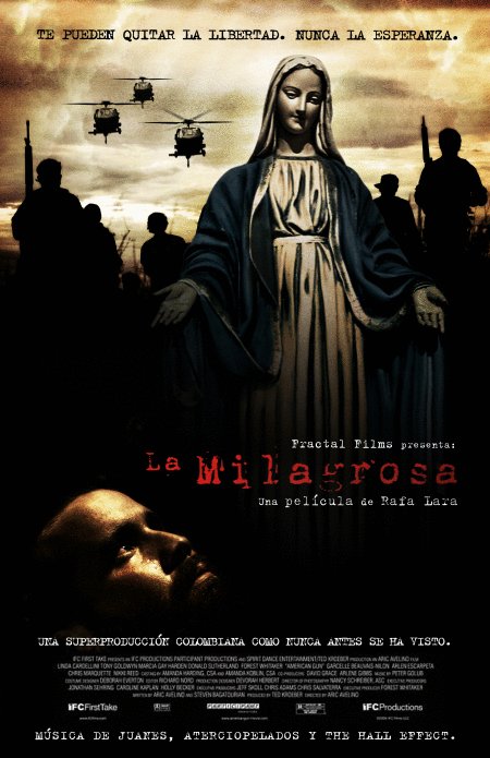 Spanish poster of the movie La Milagrosa