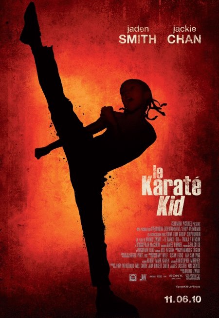 L'affiche du film Le Karaté Kid v.f.