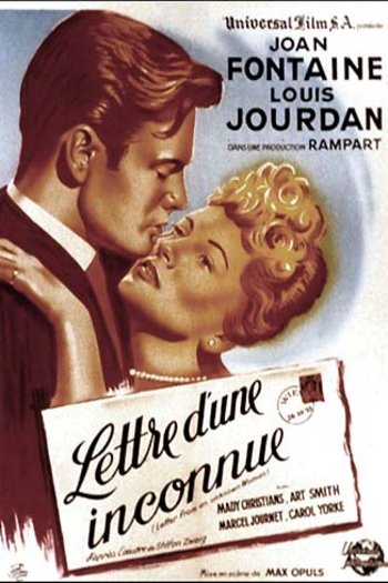 L'affiche du film Lettre d'une Inconnue [1948]