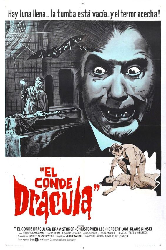L'affiche du film Count Dracula