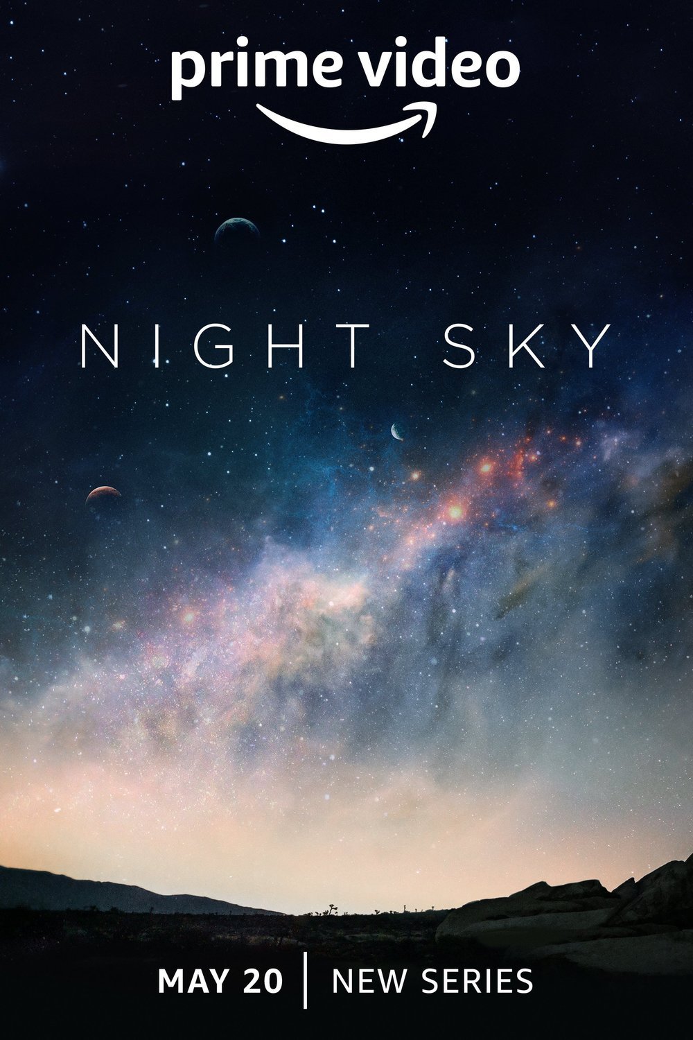 L'affiche du film Night Sky [2022]