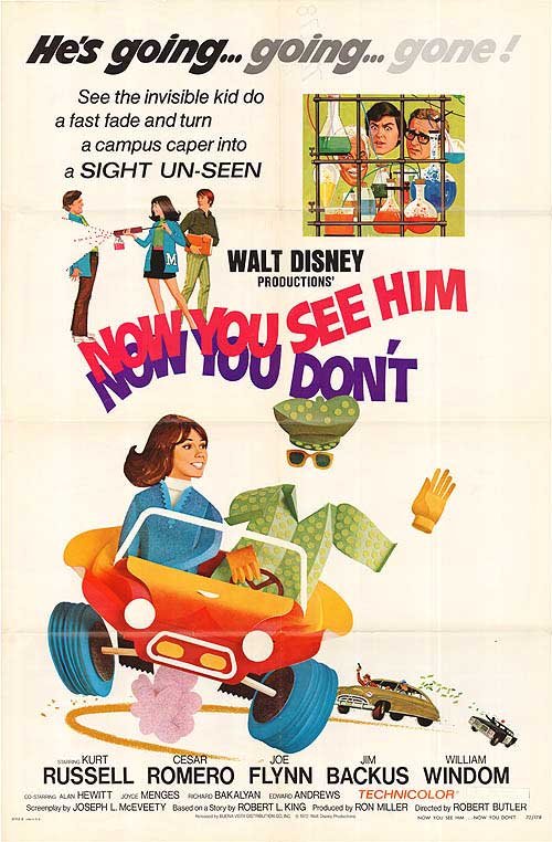 L'affiche du film Now You See Him, Now You Don't