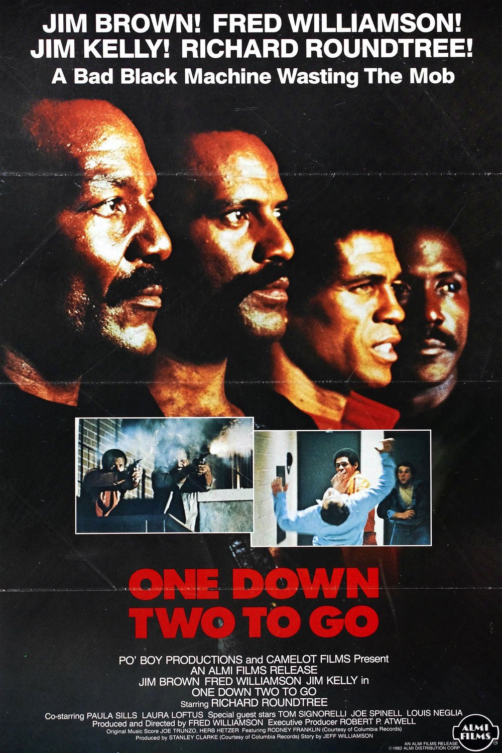 L'affiche du film One Down, Two to Go