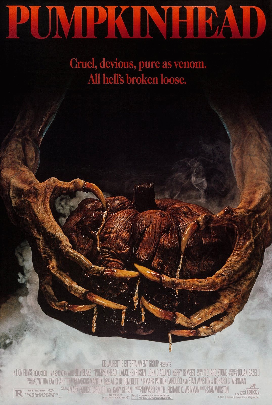 L'affiche du film Pumpkinhead