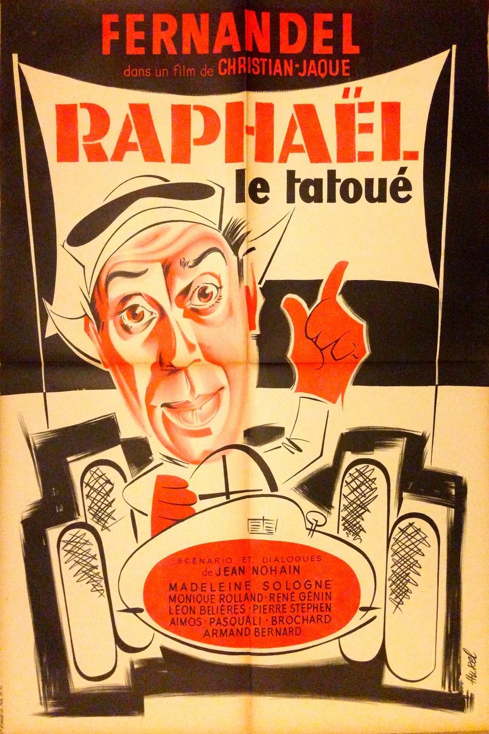 L'affiche du film Raphaël le tatoué