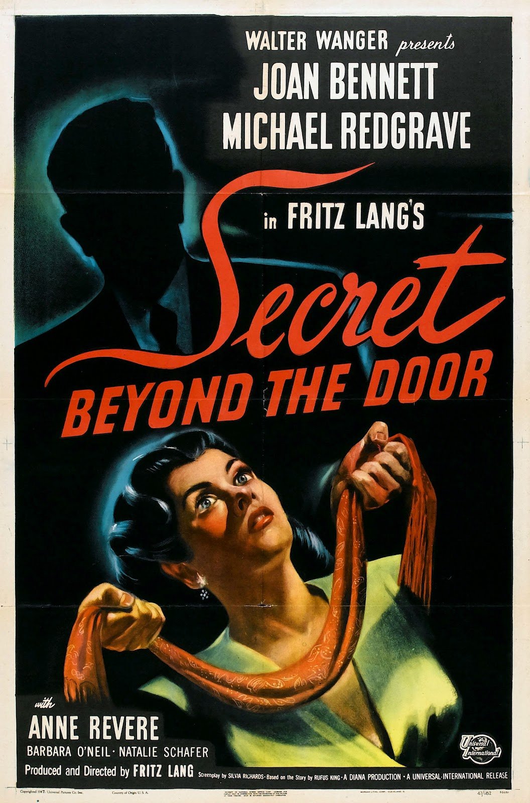 L'affiche du film Secret Beyond the Door...