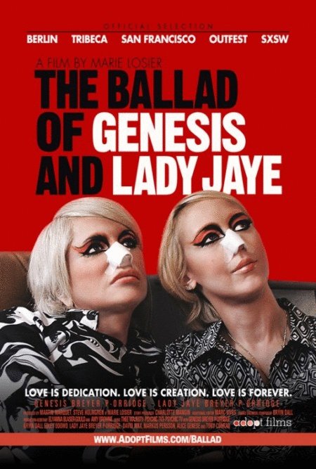 L'affiche du film The Ballad of Genesis and Lady Jaye