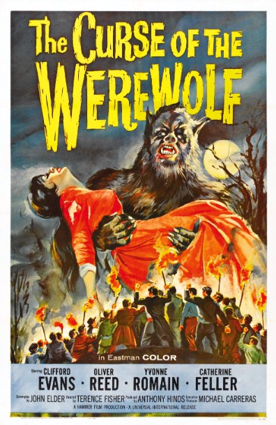 L'affiche du film The Curse of the Werewolf