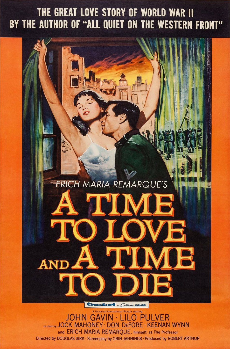 L'affiche du film A Time to Love and a Time to Die [1958]