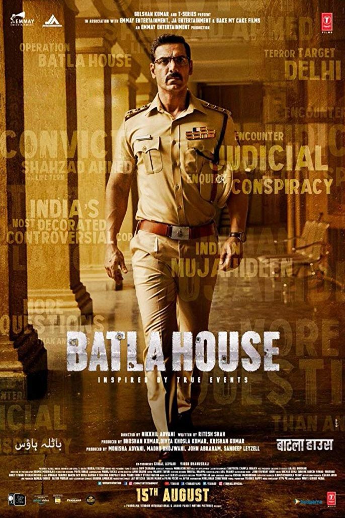 L'affiche originale du film Batla House en Hindi