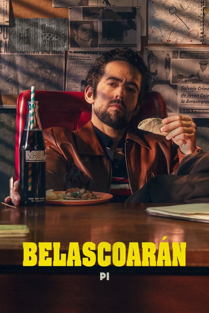 L'affiche originale du film Belascoarán, PI en espagnol