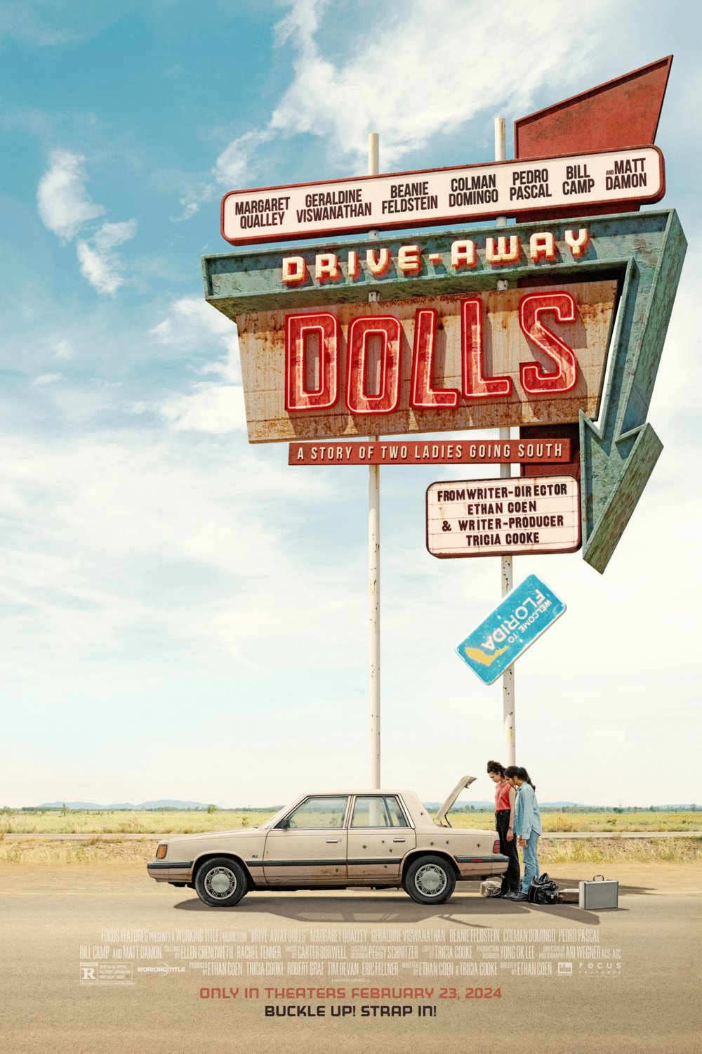 L'affiche du film Drive-Away Dolls
