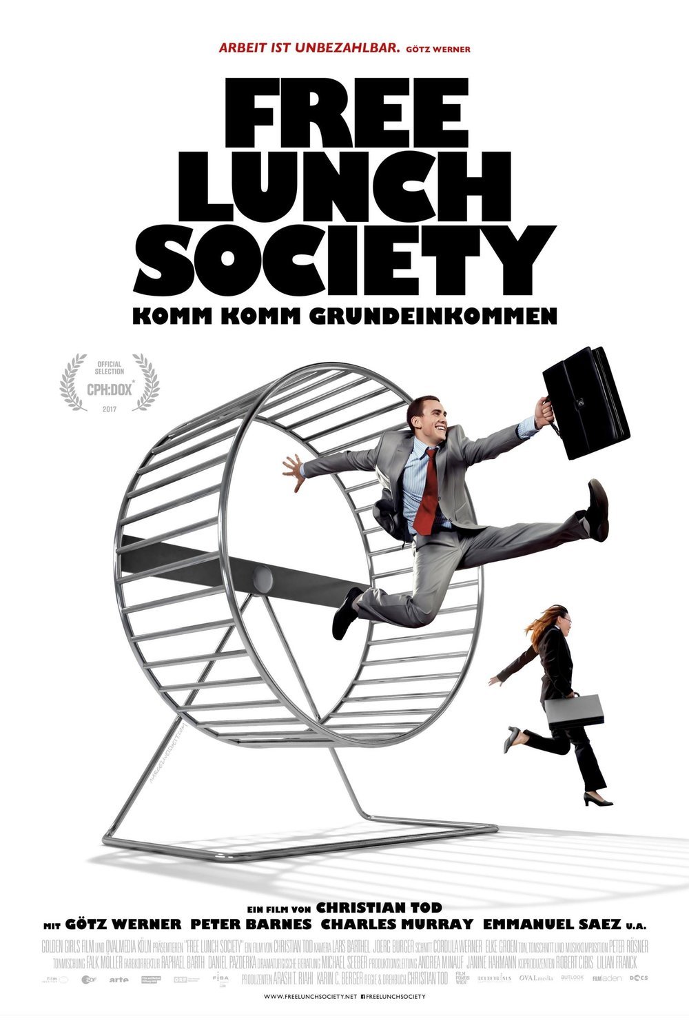 L'affiche du film Free Lunch Society: Komm Komm Grundeinkommen