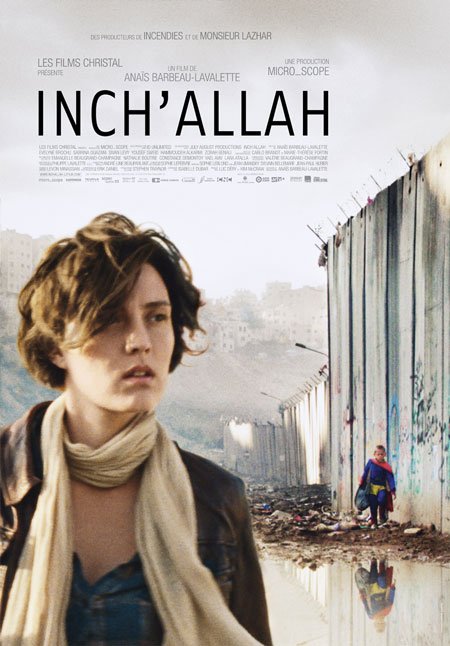 Arabic poster of the movie Inch'Allah