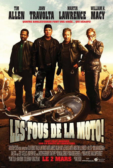 L'affiche du film Les fous de la moto