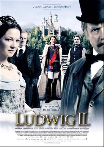 German poster of the movie Ludwig II