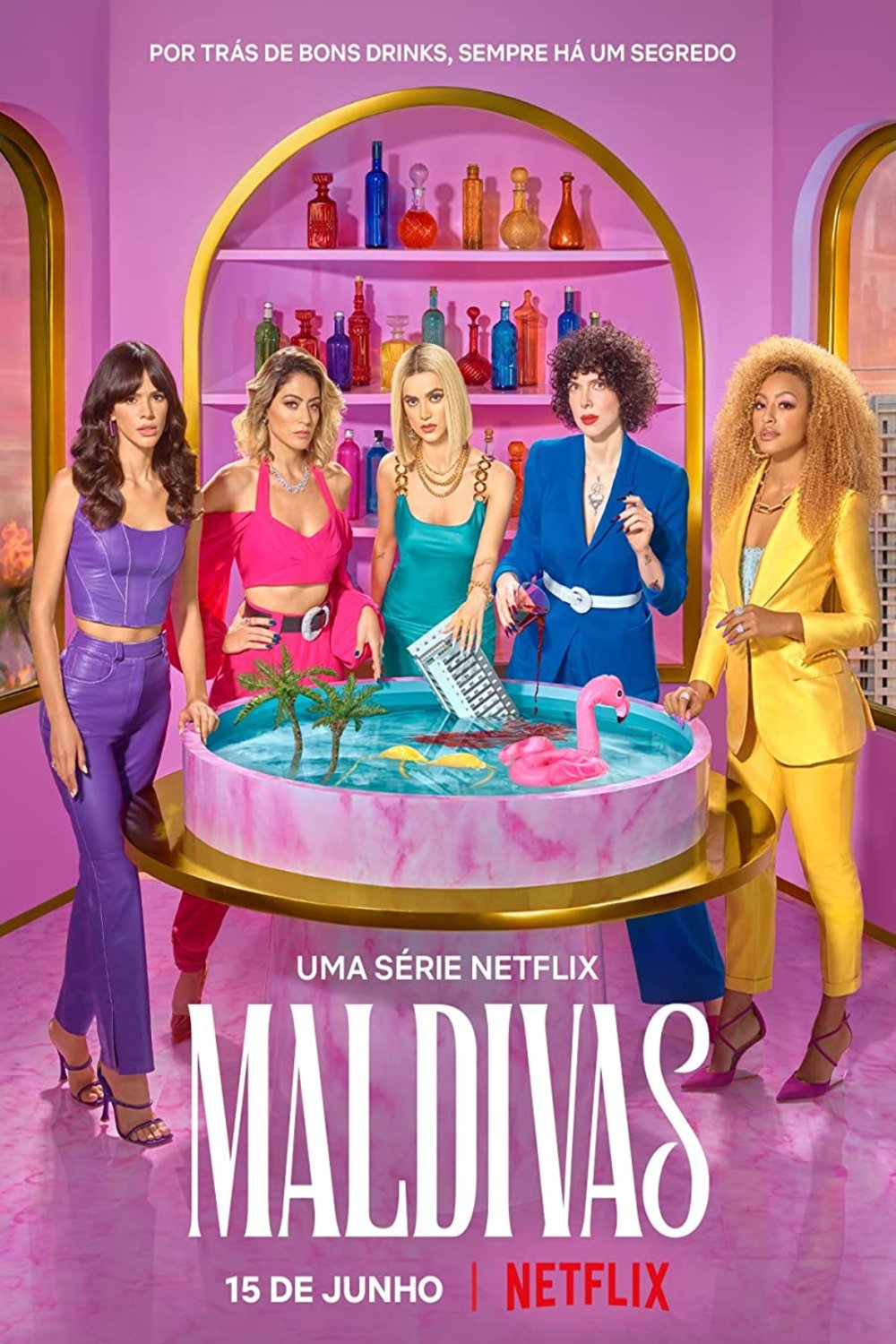 Portuguese poster of the movie Maldivas