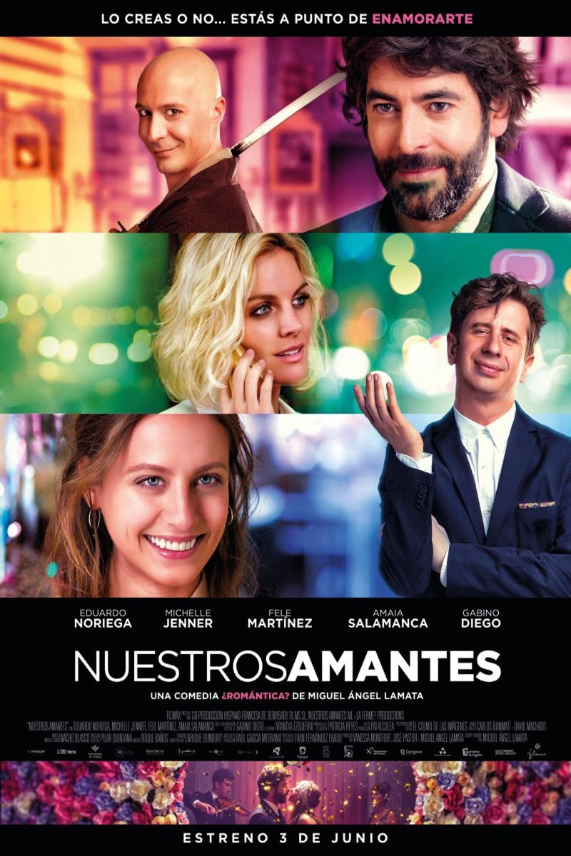 Spanish poster of the movie Nuestros amantes