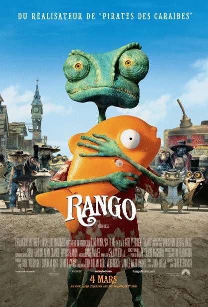 L'affiche du film Rango v.f.